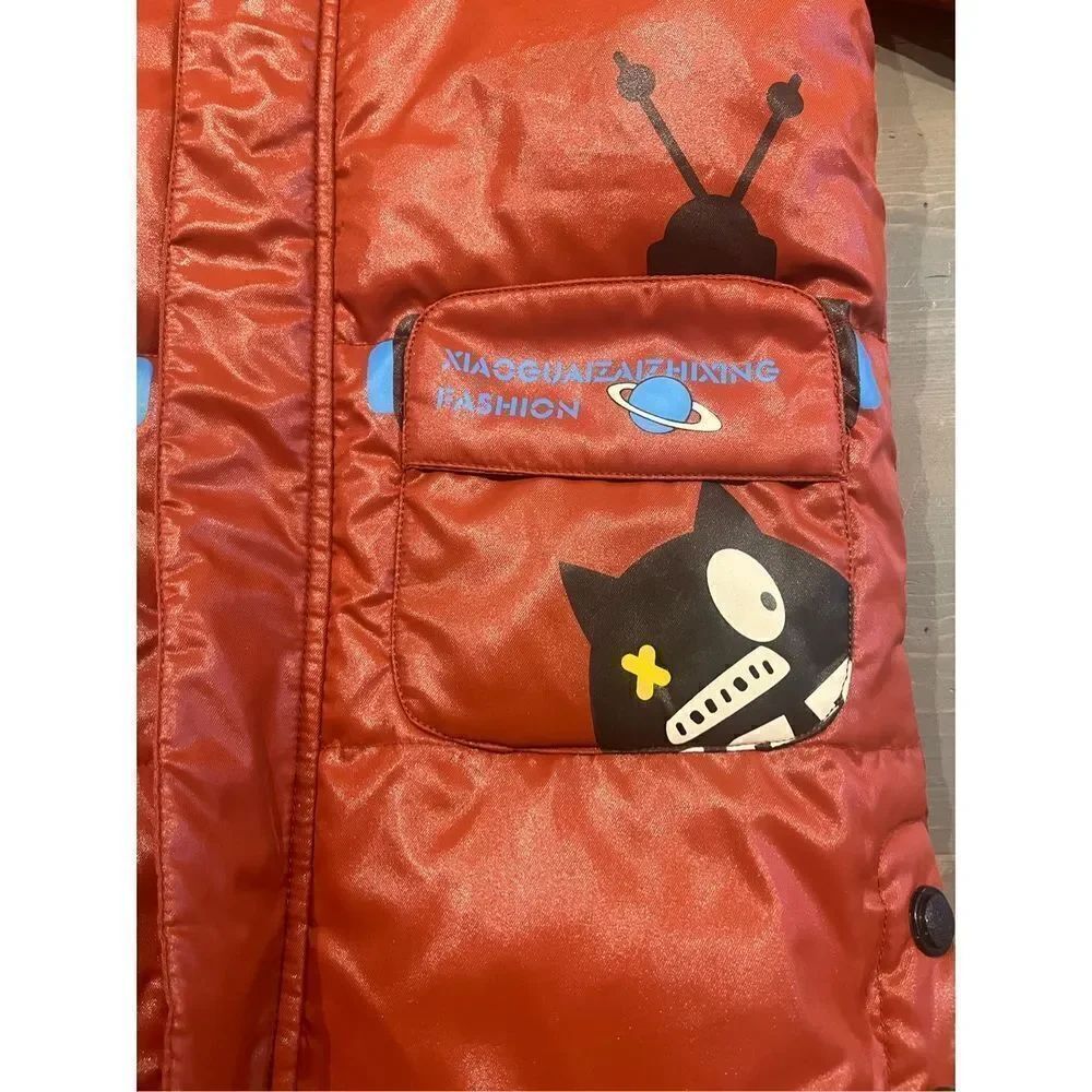 Puffer winter jacket for kids - Picture 4 of 6